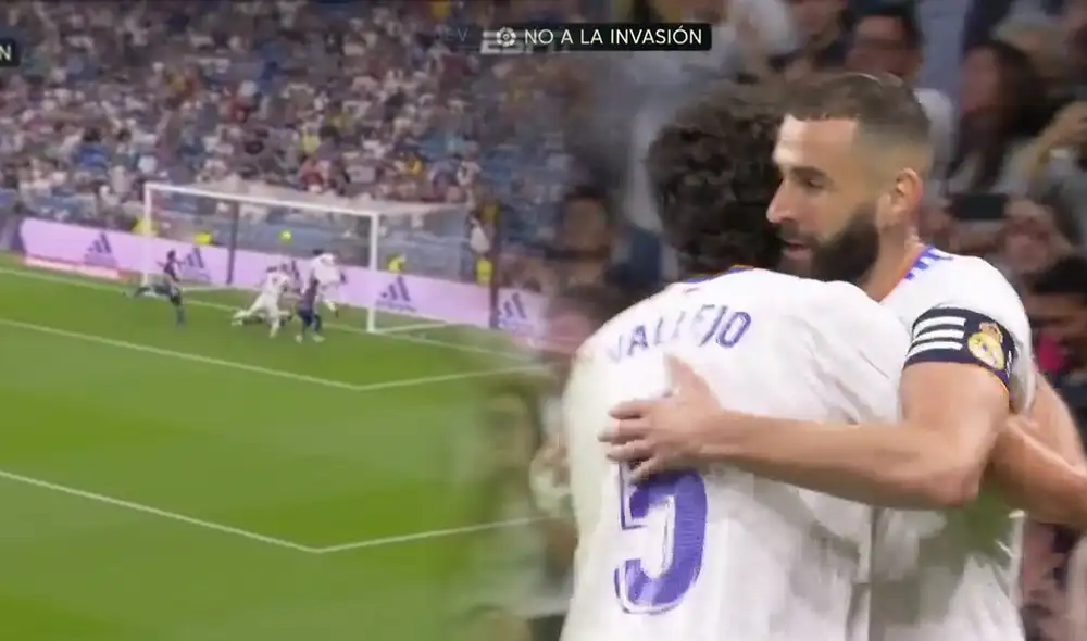Real Madrid vs. Levante: Karim Benzema se convierte en el segundo goleador del equipo merengue en su historia. Foto: captura ESPN