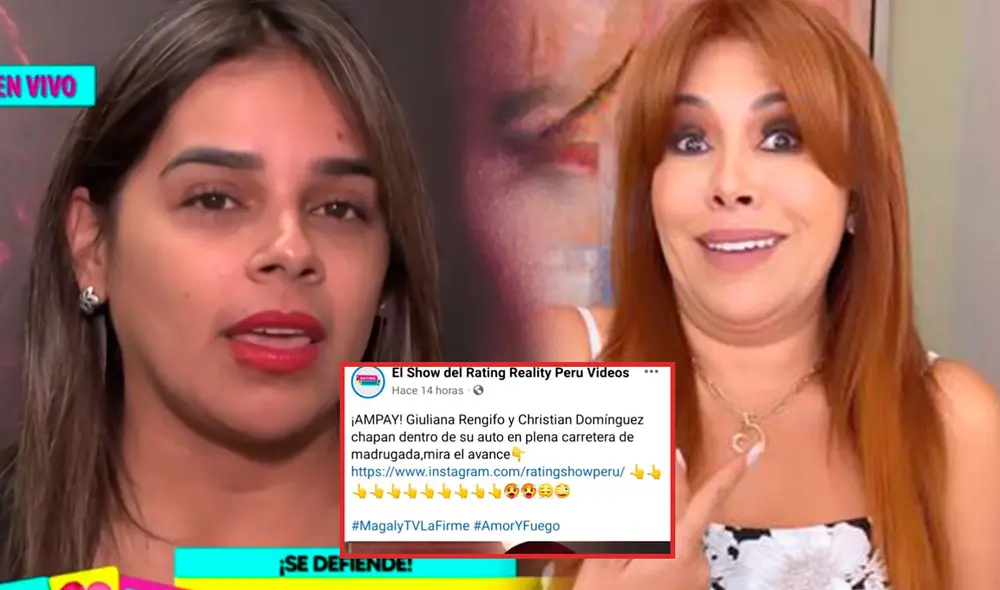 Giuliana Rengifo continúa hablando de Magaly Medina. Foto: captura/Willax/ATV Giuliana Rengifo continúa hablando de Magaly Medina. Foto: captura/Willax/ATV