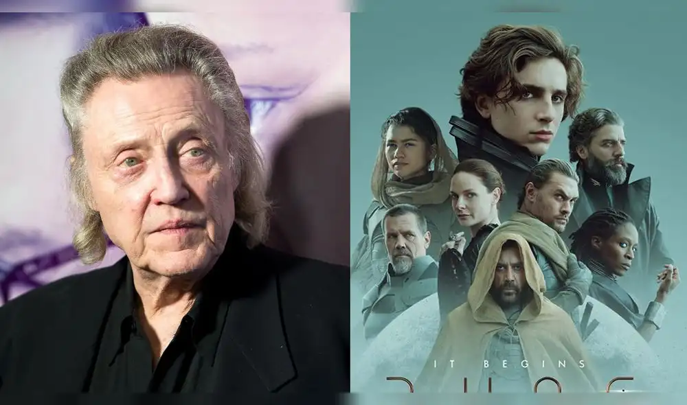 Christopher Walken será el antagonista de "Dune: parte dos". Foto: composición LR/Universal Studios/Instagram Christopher Walken será el antagonista de "Dune: parte dos". Foto: composición LR/Universal Studios/Instagram
