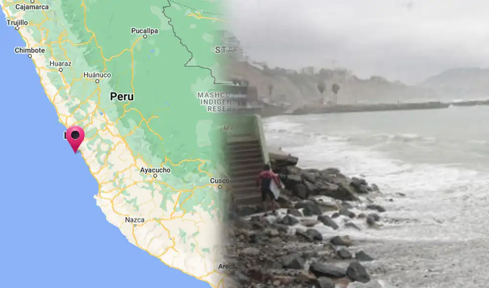 Sismo se registró minutos antes de las 5.00 p. m. Foto: composición La República