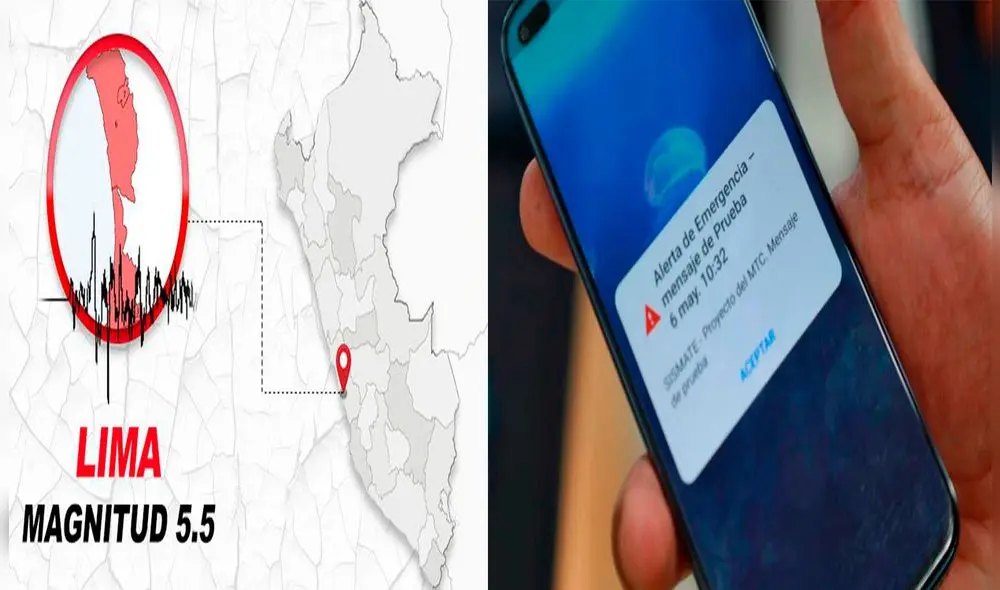 Sismate es una herramienta que avisa a la población sobre la emergencia que se suscita tras un siniestro natuaral. Foto: composición LR