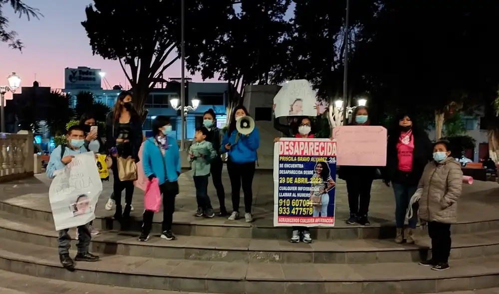 Familiares y amigos de Priscilla vienen realizando plantones. Foto: La República