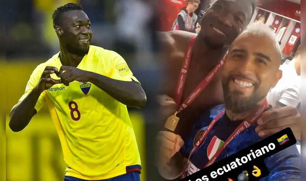 Felipe Caicedo renunció a la selección ecuatoriana en septiembre del 2017. Foto: El Universal/captura Instagram Arturo Vidal