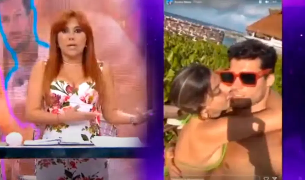 ¿Por qué Patricio Parodi aún no elimina sus fotos y videos con Flavia Laos?, se cuestionó Magaly Medina. Foto: captura/ATV