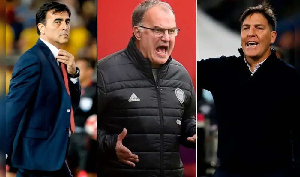 Quinteros, Bielsa y Berizzo ya tienen experiencia dirigiendo en Chile. Foto: composición/EFE/AFP Quinteros, Bielsa y Berizzo ya tienen experiencia dirigiendo en Chile. Foto: composición/EFE/AFP
