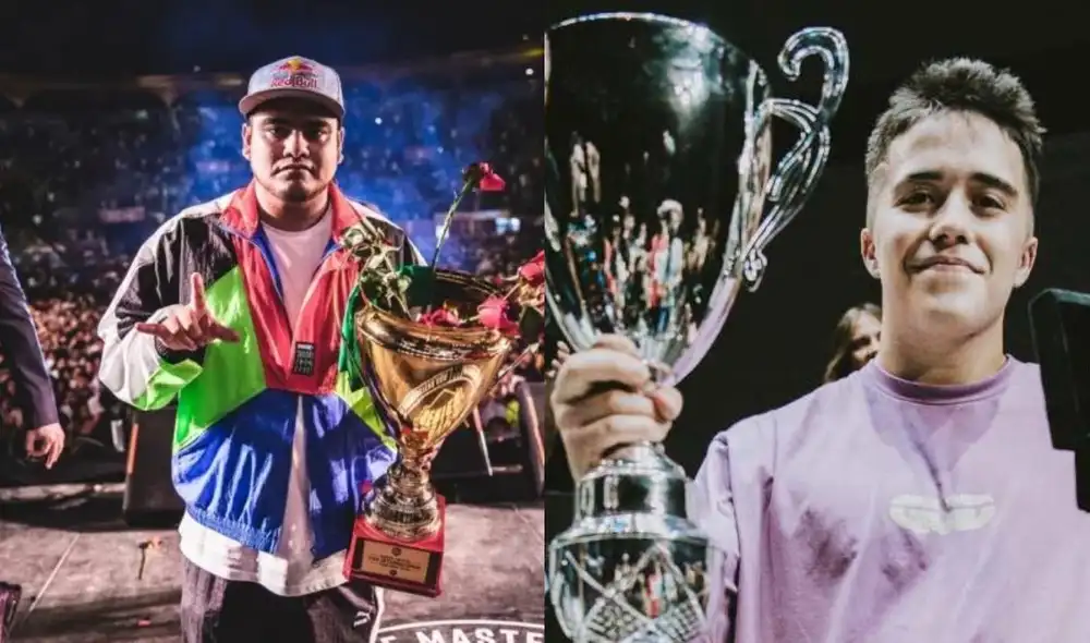 Aczino y Gazir fueron los únicos campeones de FMS Internacional. Conoce su historia. Foto: composición LR/Urban Roosters Aczino y Gazir fueron los únicos campeones de FMS Internacional. Conoce su historia. Foto: composición LR/Urban Roosters