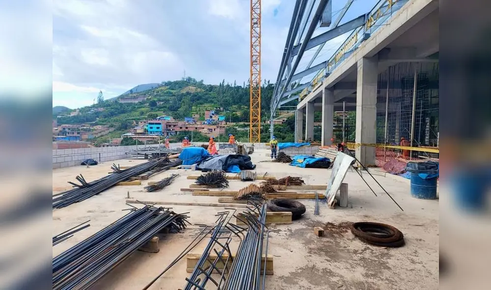 Diresa Áncash supervisó el avance de las obras. Foto: Andina