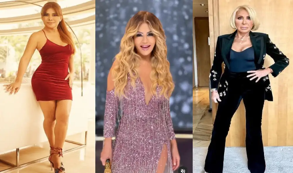 Magaly Medina, Gisela Valcárcel y Laura Bozzo se juntan en video hechos por seguidores. Foto: Magaly Medina/Gisela Valcárcel/Laura Bozzo/Instagram