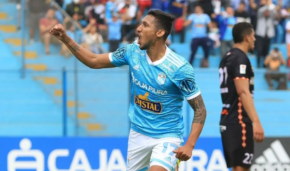 Canchita marcó el primer gol de Cristal. Foto: Liga 1. Canchita marcó el primer gol de Cristal. Foto: Liga 1.