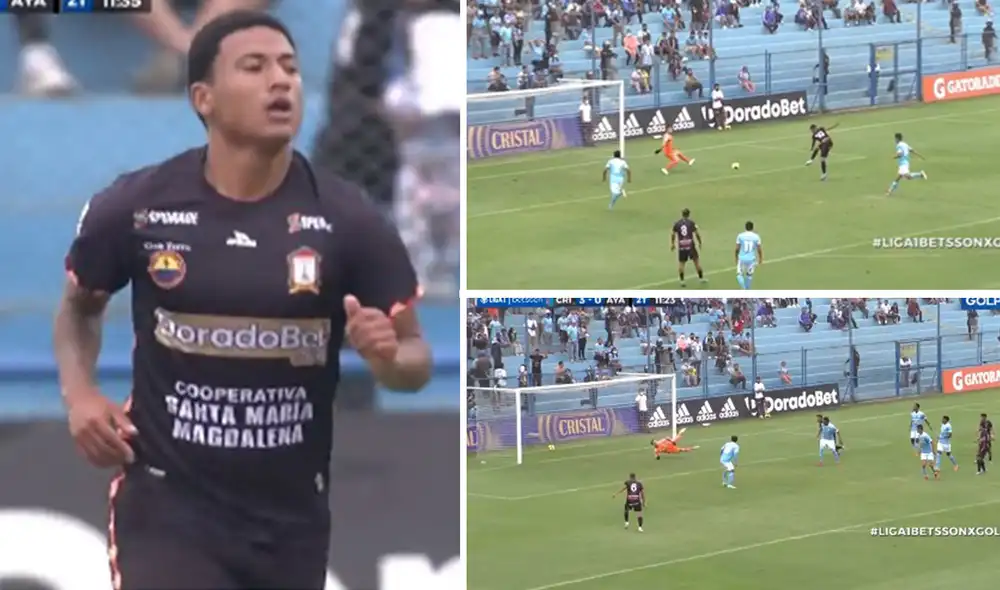 Ayacucho FC encontró dos tantos en apenas un minuto. Foto: captura de Gol Perú
