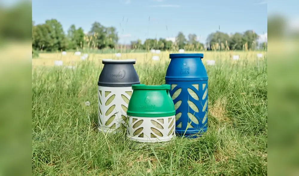 Diferentes presentaciones del balón de GLP con fibra de vidrio. Foto: Hexagon Ragasco Diferentes presentaciones del balón de GLP con fibra de vidrio. Foto: Hexagon Ragasco