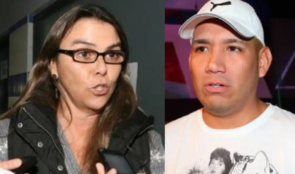 La 'Reina madre' acusa de copia a Peter Fajardo. Foto: composición/ ATV/ América TV La 'Reina madre' acusa de copia a Peter Fajardo. Foto: composición/ ATV/ América TV