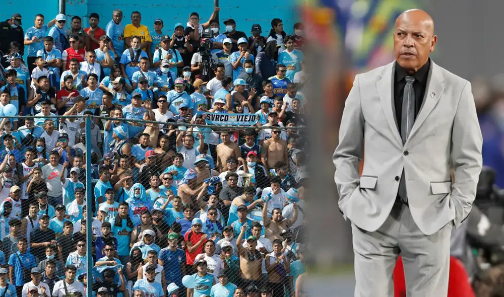 Roberto Mosquera es entrenador de Sporting Cristal desde el 2020. Foto: composición GLR/AFP