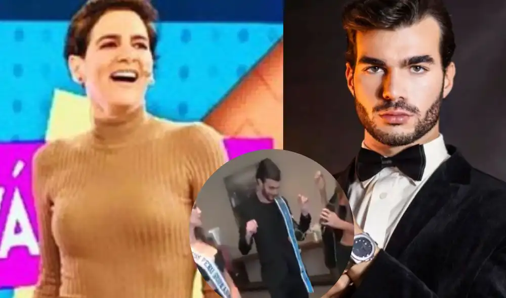 Gigi Mitre bromea con Nicola Roberto, Miss Supranational 2022. Foto: Composición LR / Willax TV / Instagram. Gigi Mitre bromea con Nicola Roberto, Miss Supranational 2022. Foto: Composición LR / Willax TV / Instagram.