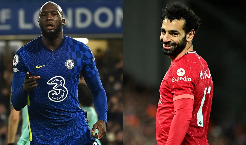 Romelu Lukaku y Mohamed Salah serán titulares en la final de la FA Cup. Foto: composición / AFP