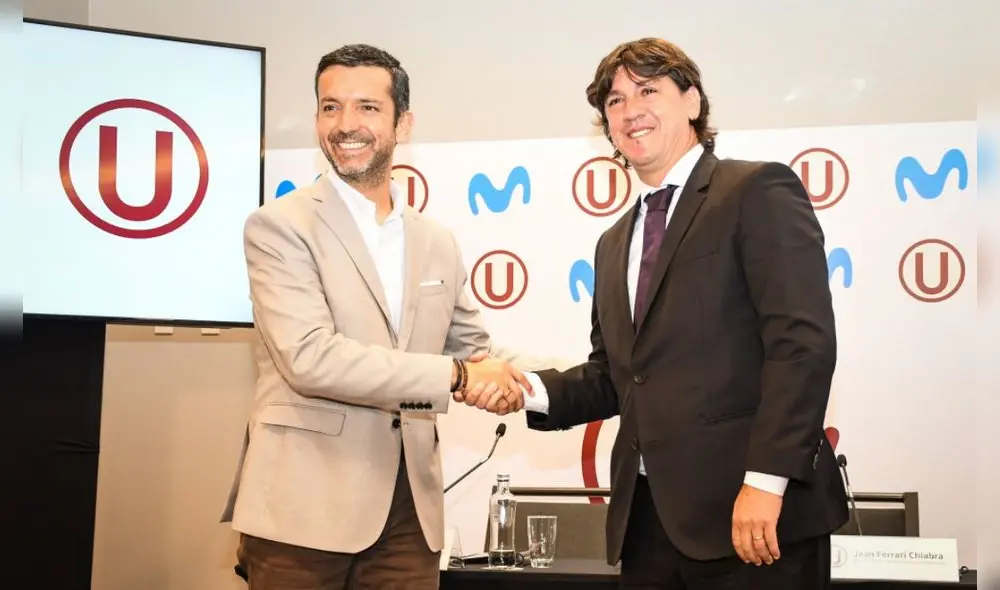 Universitario cerró acuerdo con Movistar Deportes para la creación de un canal dedicado a los cremas. Foto: Universitario de Deportes. Universitario cerró acuerdo con Movistar Deportes para la creación de un canal dedicado a los cremas. Foto: Universitario de Deportes.