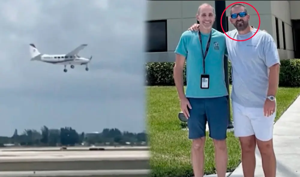 Darren Harrison tomó el control del avión mientras Robert Morgan, el controlador de vuelo, lo guío para el aterrizaje. Foto: Clarín