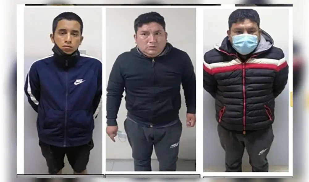 Arequipa. Sujetos fueron detenidos luego que Policía montó el plan cerrojo. Foto: PNP Arequipa. Sujetos fueron detenidos luego que Policía montó el plan cerrojo. Foto: PNP