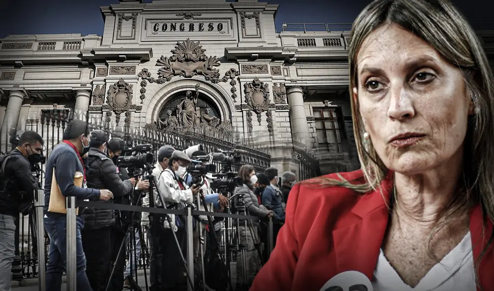 La presidenta del Congreso, María del Carmen Alva, omitió su responsabilidad y dejó que el ingreso de periodistas sea tratado en Junta de Portavoces. Foto:  composición/ Jazmin Ceras