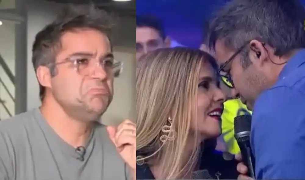 Renzo Schuller siempre le deseó lo mejor a Johanna San Miguel. Foto: América TV. Renzo Schuller siempre le deseó lo mejor a Johanna San Miguel. Foto: América TV.