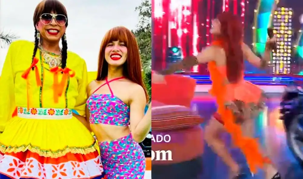 La Uchulú se reincorpora al elenco del programa de Ernesto Pimentel. Foto: captura de América TV La Uchulú se reincorpora al elenco del programa de Ernesto Pimentel. Foto: captura de América TV