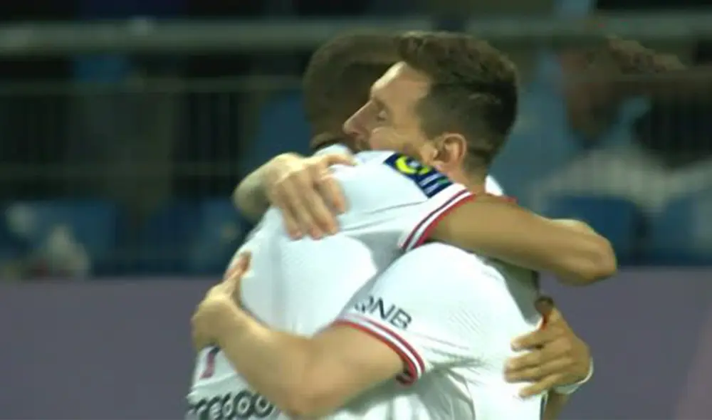 Este es el primer doblete de Lionel Messi en la Ligue 1. Foto: captura de ESPN Extra Este es el primer doblete de Lionel Messi en la Ligue 1. Foto: captura de ESPN Extra