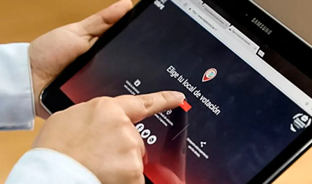 Plataforma para elegir local de votación estará disponible desde el 15 de mayo hasta el viernes 3 de junio. Foto: ONPE / referencial