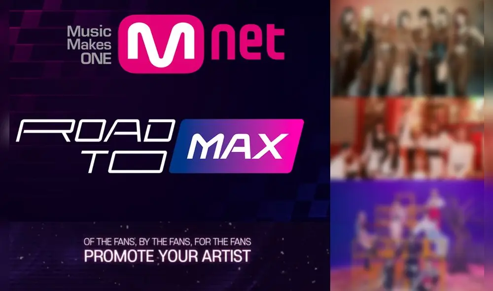 El nuevo programa de "ROAD TO MAX" conquistará a los fans del k-pop. Foto: composición Mnet/Twitter