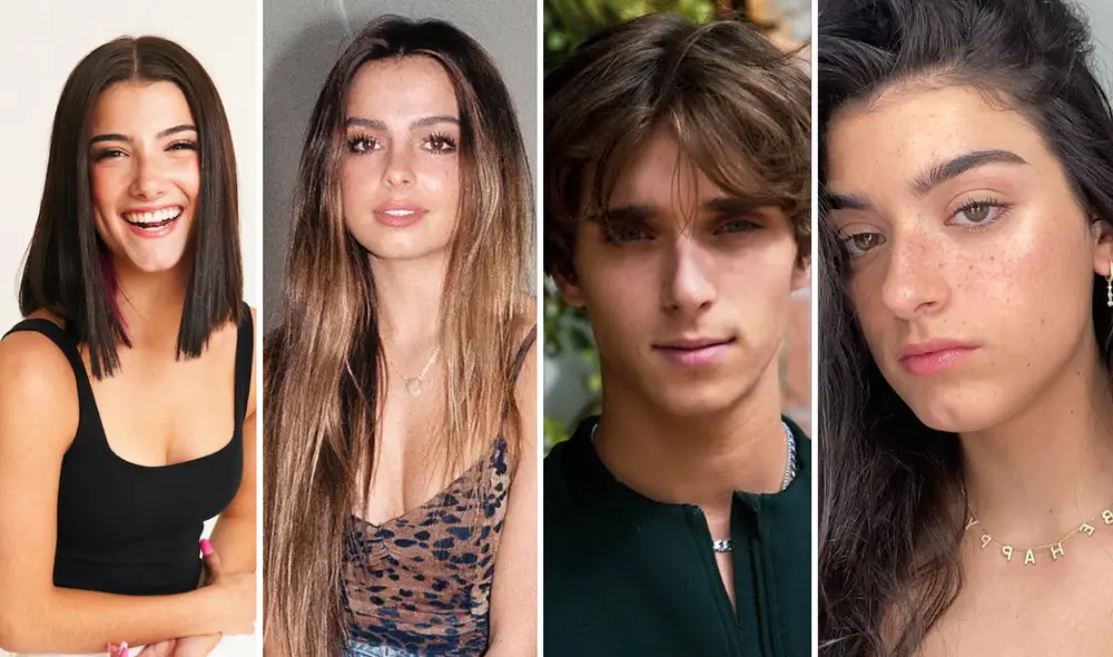 La revista Forbes reveló las celebridades que más dinero recaudan en TikTok. Foto: composición Instagram