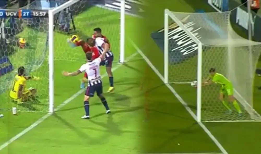 La jugada recordó a lo ocurrido en el partido de la selección peruana. Foto: composición Gol Perú/Movistar Deportes La jugada recordó a lo ocurrido en el partido de la selección peruana. Foto: composición Gol Perú/Movistar Deportes