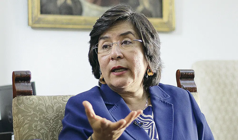 Marianella Ledesma mencionó que la reelección de congresista se lleve a un referéndum. Foto: Antonio Melgarejo/La República