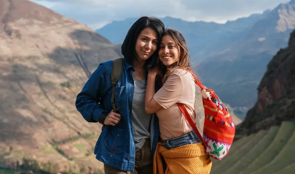 Filmación. Encintados se grabó en Cusco y contó con la participación del actor argentino Benjamin Amadeo. Foto: cortesía