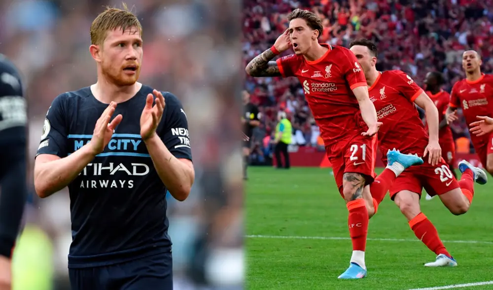 Manchester City y Liverpool son los dos únicos equipos con chances de campeonar en esta edición de la Premier League. Foto: composición/EFE Manchester City y Liverpool son los dos únicos equipos con chances de campeonar en esta edición de la Premier League. Foto: composición/EFE