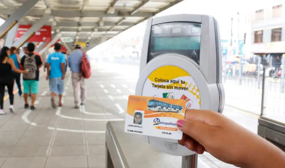 Es importante actualizar la tarjeta preferencial del Metropolitano, Corredores o Línea 1, para pagar solo la mitad un boleto. Foto: Municipalidad de Lima