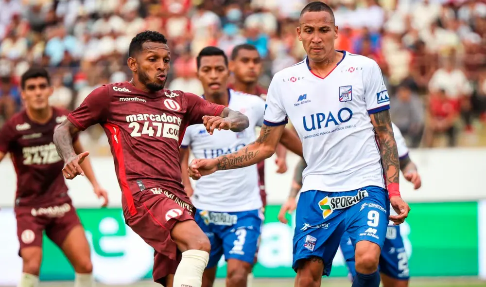 Universitario visita a Carlos A. Mannucci en el Mansiche de Trujillo por la Liga 1. Foto: Twitter