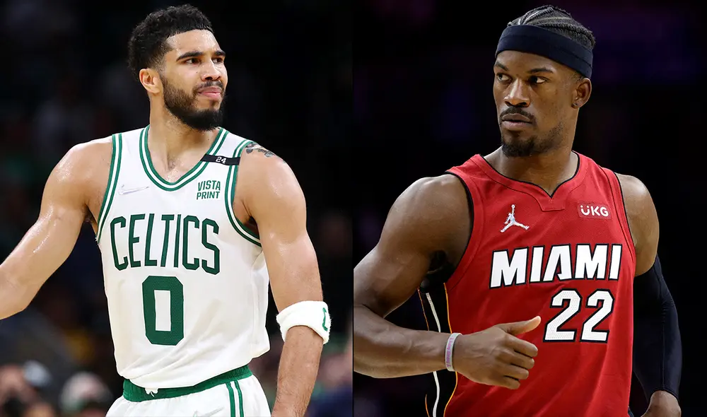 Boston Celtics y Miami Heat lucharán por ser el nuevo campeón del Este. Foto: composición de AFP