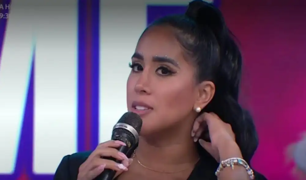 Melissa Paredes se casó con Rodrigo Cuba en el 2014. Foto: captura América TV.