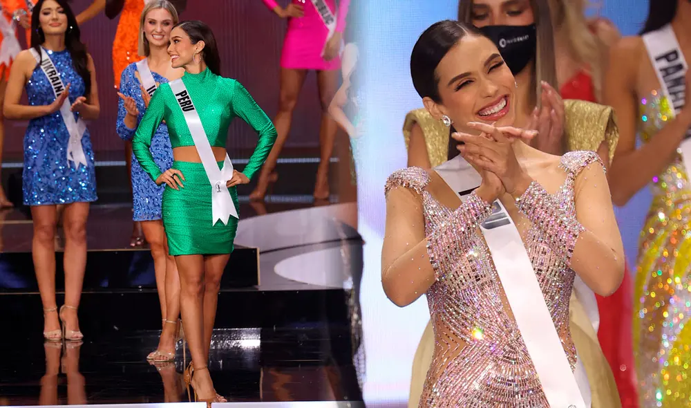Janick Maceta se convirtió en la primera peruana en 64 años que ingresó al top 3 de Miss Universo. Foto: composición / AFP Janick Maceta se convirtió en la primera peruana en 64 años que ingresó al top 3 de Miss Universo. Foto: composición / AFP