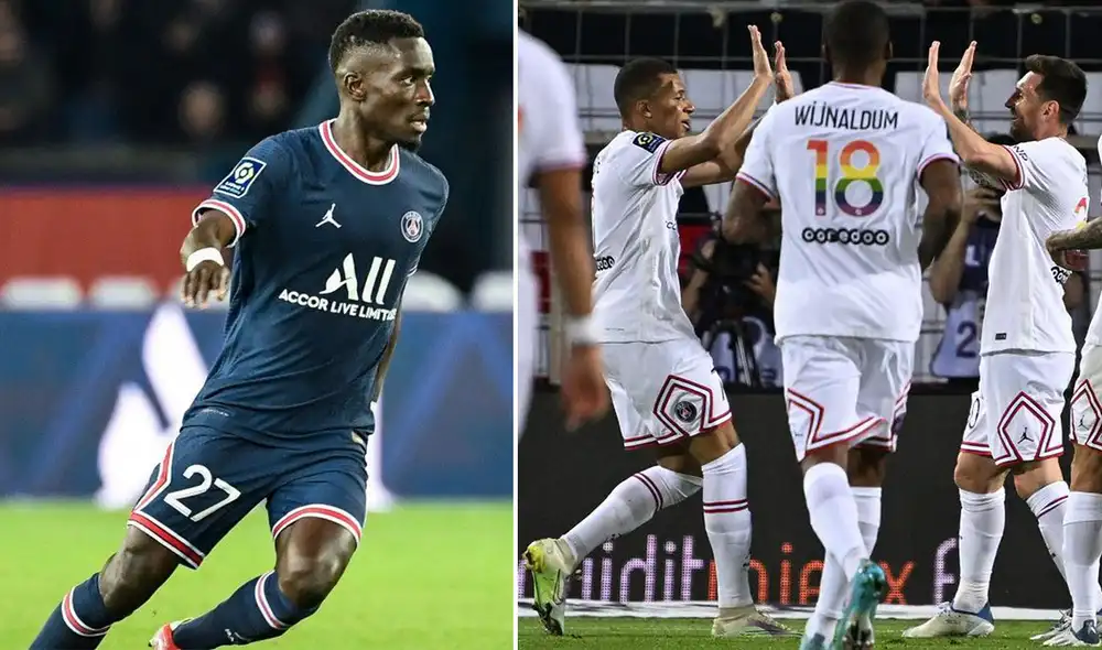 La temporada pasada, Idrissa Gueye protagonizó un hecho similar en el PSG. Foto: composición/AFP La temporada pasada, Idrissa Gueye protagonizó un hecho similar en el PSG. Foto: composición/AFP