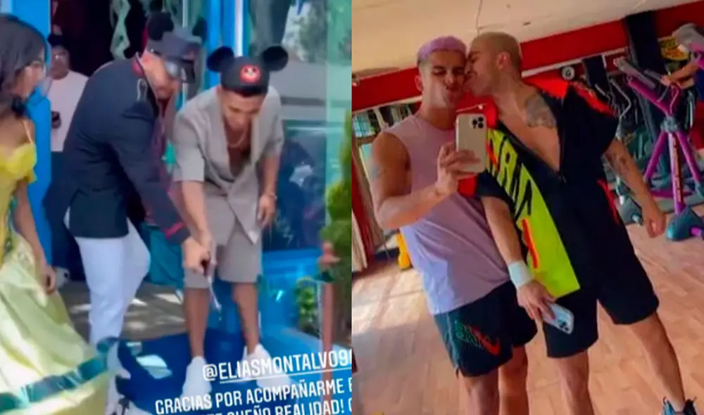 Elías Montalvo y su novio felices por negocio. Foto: captura/Instagram