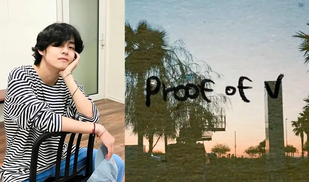 Taehyung en el primer teaser del álbum "Proof" de BTS. Foto: BIGHIT