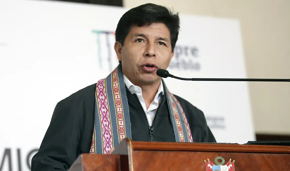 Pedro Castillo participó este lunes en la entrega del galardón otorgado al Ministerio del Ambiente en su edición Bicentenario. Foto: Presidencia