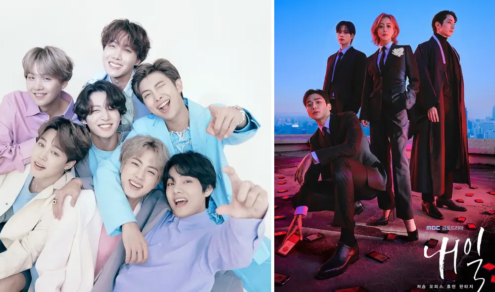Fans de BTS compartieron su descontento al k-drama "Tomorrow" en las redes sociales. Foto: composición La República / BIGHIT / MBC