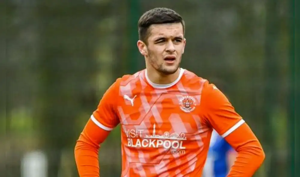 Jake Daniels fue el goleador del Blackpool en las divisiones inferiores. Foto: Blackpool FC