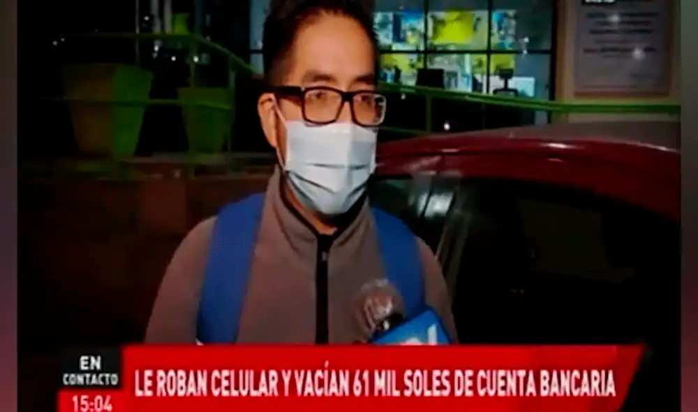 Pese a los reclamos que el afectado realizó al Scotiabank, la entidad no falló a su favor tras evaluar el caso. Foto: captura de ATV Pese a los reclamos que el afectado realizó al Scotiabank, la entidad no falló a su favor tras evaluar el caso. Foto: captura de ATV