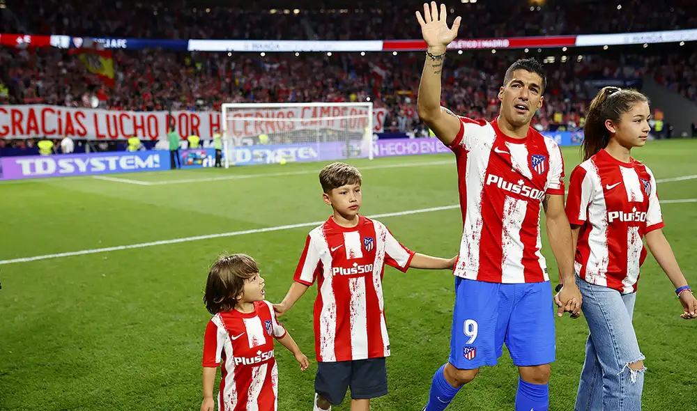 Suárez ganó la liga española con el 'Atleti' en la temporada 2020-2021. Foto: Atlético de Madrid