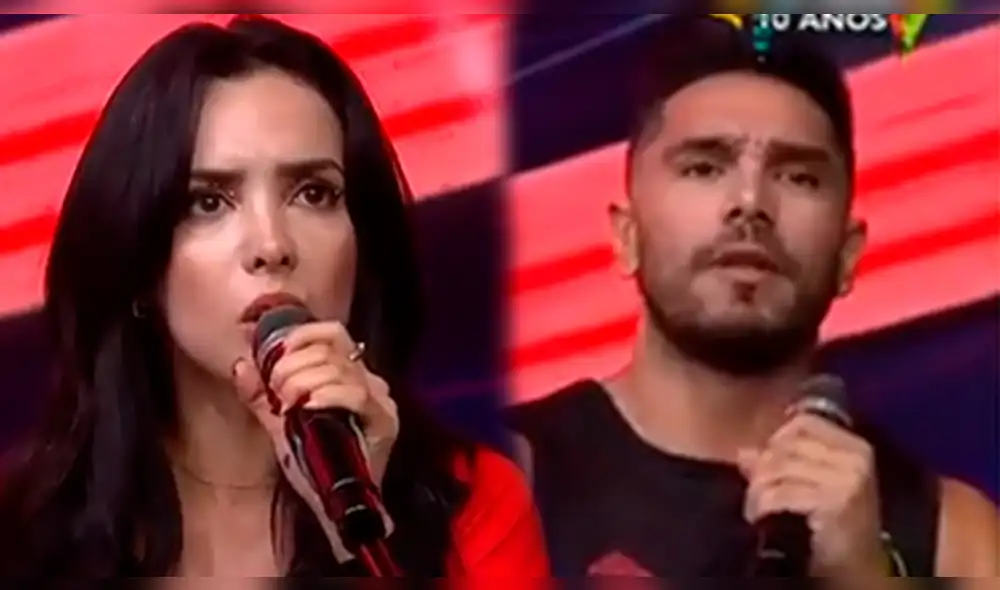 Rosángela Espinoza no se dejó amilanar por Rafael Cardozo en la reciente edición de "Esto es guerra". Foto: composición/ América TV Rosángela Espinoza no se dejó amilanar por Rafael Cardozo en la reciente edición de "Esto es guerra". Foto: composición/ América TV