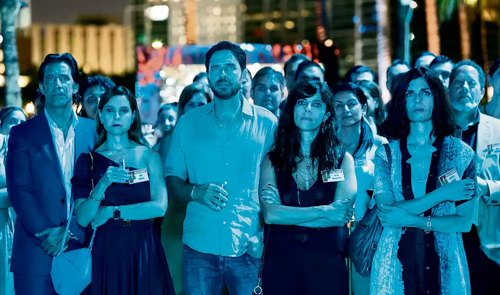 Escena. Yazpik, Tavira, Cardona, Verdú y Villamíl. Foto: difusión