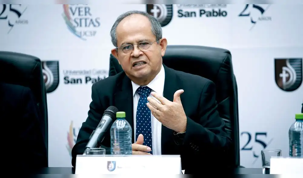 Su posición. Germán Chávez dice que lo que no debe eliminarse es el concurso público para ser parte de la Sunedu. Foto: La República/Rodrigo Talavera