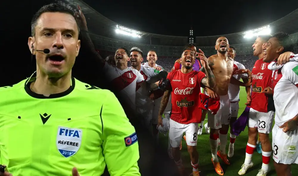 Slavko Vincic dirigirá por primera vez un partido de repechaje. Será, asimismo, el árbitro principal de la final de Europa League. Foto: composición/AFP